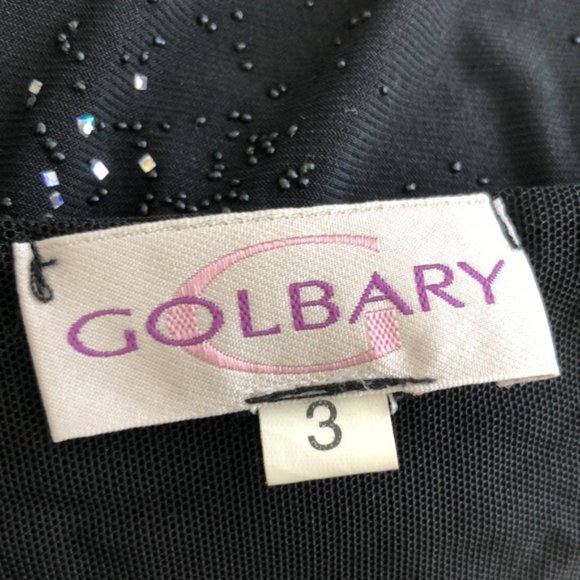 Black Top w Sparkles Adjustable Straps Asymmetrical Side on Bottom  Sz.L - Picture 9 of 10